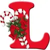 Nuevas decoraciones navideñas personalizables en inglés de 26 letras para la frontera, adornos para el árbol de Navidad, colgantes