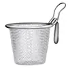 Cuchara Espumadera para Olla Caliente Especial Cocina Hogar Borde Colgante Colador de Polvo Cucharón para Fideos Colador Red de Filtro para Freír Cesta Colador de Acero Inoxidable