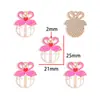 Colgante Rosa para Regalo del Día de San Valentín Hecho de Aleación con Goteo de Aceite, Accesorios para Joyería DIY, Pulsera, Pendientes, Llavero, Colgante W627