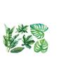 SK9239 Planta Verde Nórdica Fresca Entrada de Dormitorio Sala de Estar Pared de Fondo de TV Refrigerador Armario Pegatina Decorativa de Pared