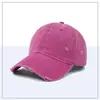 Chapéu de Algodão Lavado com Muitos Furos para Homens com Logo Personalizado Chapéu de Pai Refeito Velho de Aba Macia Boné de Baseball com Proteção Solar da Amazon