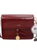Bolso pequeño cuadrado texturizado de color liso clásico para mujer, nuevo 2026 otoño e invierno, versátil, de moda, para ir al trabajo, de hombro y cruzado