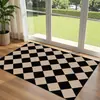 Alfombrillas de Suelo Florales de Terciopelo de Cristal Estilo Nórdico Simple para el Hogar Transfronterizas Puerta de Entrada Puerta de Entrada Alfombrillas de Suelo Resistentes a las Manchas