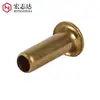 Remaches de Ojal de Cobre Remaches Huecos de Cobre Remaches de Cobre de Núcleo Pasante de Máquina Única Remaches de Aleación de Cobre M1.7M2M3 Soldados