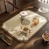 Tapete Escurridor para Encimera de Cocina, Tapete para Té, Posavasos Absorbente, Tapete Antideslizante para Lavabo, Tapete para Mesa de Café, Tapete para Grifo, Tapete para Comedor