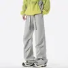 Edição Especial P25 Sem Diferença de Preço Estilo Montanha de Primavera Calça Cargo Ampla Plissada à Prova de Vento Resistente à Água para Homens K5659