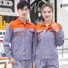 Procurando por Fatos de Trabalho de Fábrica para Primavera e Outono para Homens, Roupas de Proteção do Trabalho de Manga Comprida, Uniformes de Oficina de Fábrica, Roupas de Trabalho Espessadas, Resistentes ao Desgaste