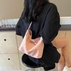 Bolsa casual feminina para estudantes 2024, nova bolsa estilo coreano, bolsa tote Texchy, grande capacidade, bolsa de ombro único, bolsa para axilas