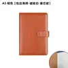 Cuaderno para Uso Empresarial y de Oficina, B5 con Hebilla, Estilo Retro Simple, Cubierta Gruesa de Cuero, Cuaderno de Reuniones, Cuaderno de Trabajo