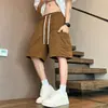 Pantalones cortos de trabajo para hombre 2026 verano nueva moda modernos casuales elegantes versátiles finos holgados de longitud media