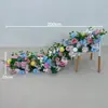Vendas Diretas da Fábrica de Origem, Arranjos Florais Artificiais Rosa-Choque, Tiras Florais Longas, Arranjos Florais Coloridos, Recomendado para Banquetes e Casamentos