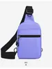 Bolsa de Peito Unissex Simples e Fashion em Tecido Oxford Bolsa Transversal Multifuncional para Deslocamento Viagem Bolsa para Celular Bolsa Transversal