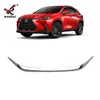 Adequado para 22 Lexus Nx250/260/350H Modificado Especial Capô Dianteiro Tiras Decorativas Brilhantes Galvanizadas