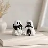 Enfeite de Gato Preto Fantasma Decoração de Atmosfera para Festa de Halloween Enfeite para Mesa de Casa Presente Fofo