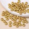 Cuentas espaciadoras de ojo de libélula de oro roto con arenas antiguas, preservación del color, cuentas de agujero grande, pulsera de cuerda, accesorios de joyería DIY