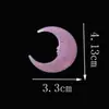 Pegatinas de Pared Luminosas de Estrella de 3 cm y Luna de 8 cm Pegatinas Fluorescentes Brillantes Tridimensionales para Decoración de Habitación Infantil Pegatinas Luminosas Transfronterizas para Refrigerador