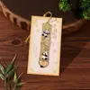 Marcadores de metal estilo chino de panda personalizados, alto valor estético, de alta gama y exquisitos, adecuados para la lectura de estudiantes, pequeños regalos creativos