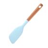 Conjunto de Utensílios de Cozinha de Silicone com Cabo de Madeira Estendido Cor Morandi Escandinavo 12 Peças Antiaderente Especial Espátula de Silicone para Panela