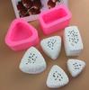 Molde de Silicona Creativo con Forma de Dibujo Animado, Rebanadas Crujientes de Arroz Granulado, Molde para Chocolate, Herramienta para Hornear Fondant