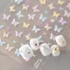 Redanco5D Estampado Ins Popular Caricatura Pegatina para Uñas Concha Luz Mariposa Estéreo Pegatina para Uñas Dr1582