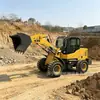 Cargadora de Cuatro Ruedas con Carrocería Reforzada, Duradera y Disponible en Múltiples Opciones de Tonelaje, Adecuada para Tareas de Ingeniería y Transporte. Cargador de Alta Resistencia