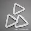 Hebilla Triangular de 2.5 cm Hebilla Triangular de Plástico Hebilla Ajustable Triangular Correa Anillo D Triangular de Plástico Accesorios para Equipaje