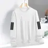 Sudadera para Hombre de 280g, Adecuada para Primavera y Otoño, Holgada y Versátil, Suéter Casual Elegante de Cuello Redondo