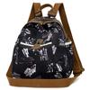 Mochila Feminina Estampada Leve e Fashion para Viagem, Lazer, Grande Capacidade, Bolsa Transversal de Viagem Versátil, Moderna e Versátil