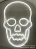 Nova Luz Neon Retroiluminada de Halloween com Designs de Fantasma, Caveira e Abóbora para Decoração de Festa Festiva Luz Noturna