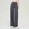 Gran Cantidad del Mismo Estilo de Pantalones de Yoga, Pantalones Deportivos Casuales de Pierna Ancha para Mujer, Color Sólido, Ligeramente Acampanados, Forrados de Felpa