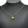Pendente de coração de aço inoxidável europeu e americano com pingente de gota de óleo, pingente de olho grego, acessórios para joias artesanais de colar DIY atacado