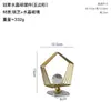 Estilo Luxo Leve Arte em Ferro Folha Dourada Bola de Cristal Decorações Casa Sala de Estar Entrada Mesa de Trabalho Ornamentos com Sensação Avançada