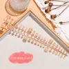 Uñas de los piesWearables para Uñas de los Pies de Verano, Piezas de Uñas Pre-Hechas, Piezas de Uñas Ojo de Gato Arcoíris Aurora Hielo Transparente
