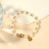 Año de la Serpiente Estilo Nacional Zodiaco Ágata de Imitación Marca Fu Pulsera Pulsera Estilo Chino Suministro de Regalo en Vivo Venta al por Mayor