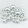 Suministro Directo de Fábrica ABS Alto Brillo No Poroso Perla de Imitación Material DIY 1 mm - 30 mm Perlas Sueltas de Perla de Imitación Estilo Coreano Perlas Brillantes