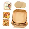 Fabricante de papel para air fryer Prato para molho Dip Papel absorvente de óleo doméstico Papel de óleo de silicone Prato de lanche de Ano Novo Chinês Cesta de frutas Refeição