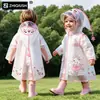 Impermeable infantil para niños y niñas, modelo universal, impermeable de cuerpo completo, específicamente para niñas de preescolar y estudiantes de primaria