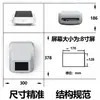 Carcasa para equipo de cuidado de la salud de medicina tradicional china, carcasa para equipo de prueba, instrumento de belleza médica en stock, dispositivo para eliminación de pecas, carcasa para dispositivo de cuidado posparto