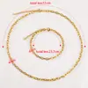 1/5 Pieza de Cadena Ovalada Plana Gruesa Hecha a Mano de Acero Inoxidable con Cierre de Langosta Portátil, Cadena Lisa Producto Terminado, Joyería para Collar Pulsera DIY
