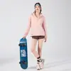 Ropa Popular de Protección Solar para Mujer 2025 Nuevo Modelo Anti-UV Sensación Fresca Seda de Hielo Transpirable Exterior Ligera Chaqueta de Protección Solar