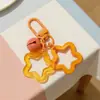Chaveiro Dupla Estrela Sino Pingente Estrela Fofa para Mochila Acessório Acrílico Feminino Estilo Ins
