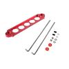 Soporte fijo para batería de coche de 5 orificios/soporte para batería de coche de aleación de aluminio aplicable a coches/camiones/remolques