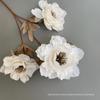 Série Branca Flores de Simulação para Casamento Material Planta de Simulação Coreana Mori Branco Verde Decoração de Estrada para Banquete de Hotel de Casamento