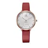 Reloj Sk Shengke Estudiante Simple Casual Moda Tendencia Cuarzo Correa de Fibra de Agua Dos Pines Semicircular Aleación