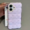 Funda de lunares con textura de nube adecuada para el teléfono Apple 18 Pro Max funda para iPhone 17 Pro simple 16 coreana 15 Pro dura