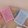 Bolsa de burbujas para jabón hecha a mano de fábrica, bolsa doble para jabón, bolsa de red de burbujas para limpiador facial, puede ser adsorbida