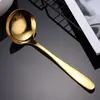 Cucharón de Sopa Creativo de Acero Inoxidable 304, Cuchara de Sopa para el Hogar, Cuchara Pública, Cuchara de Sopa para Hot Pot de Restaurante y Hotel, Venta al por Mayor por Fabricante