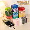 En Stock Pe Caja de Exhibición Flotante para Joyería Pulseras y Aretes, Sensación de Alta Gama, Venta al por Mayor del Fabricante