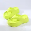Hao Lijia Simples y Versátiles Calzado Diario para Exteriores Chanclas de Goma EVA Antideslizantes, Antiolor, con Suela Gruesa para Aumentar la Altura para Mujer, Cómodas y que No Cansan los Pies