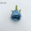 Cabeza de flor de rosa de simulación, venta al por mayor, decoración de boda, caja de regalo de flores, bricolaje, arco de tela de seda, planta de pared, cabeza de flor falsa